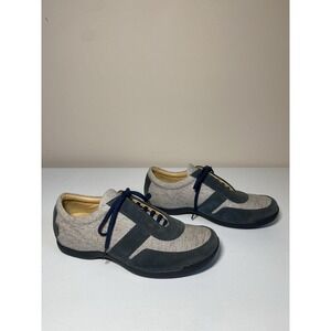 Cole Haan Air G Series Mens Blue Suede Leather Canvas Fabric Sneakers Shoes 9.5D